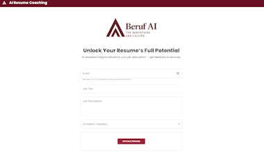 Beruf AI Resume Coaching gallery image