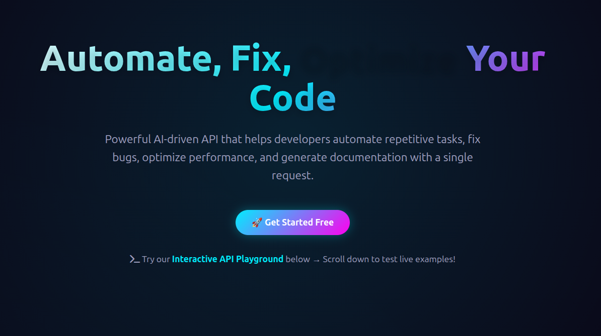 Media Master Dev API - Ujian debug dan mengoptimumkan kod anda dengan serta -merta - semua dalam satu api🚀 1