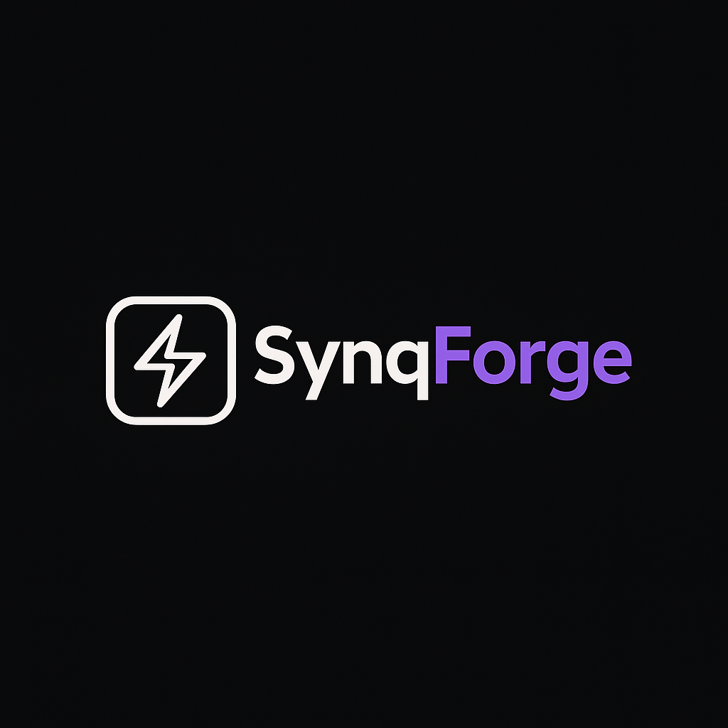 SynqForge - Product Hunt launch logo