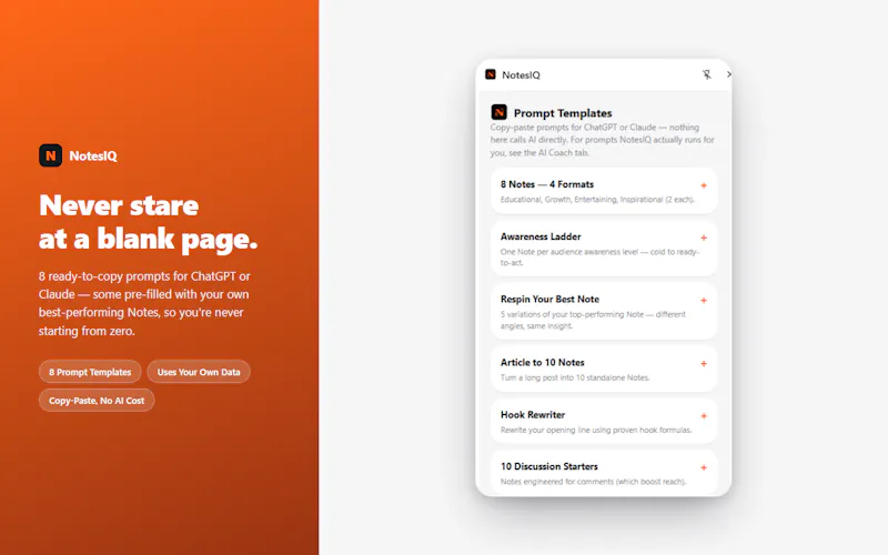 NotesIQ - Substack Notes Analytics  screenshot 8