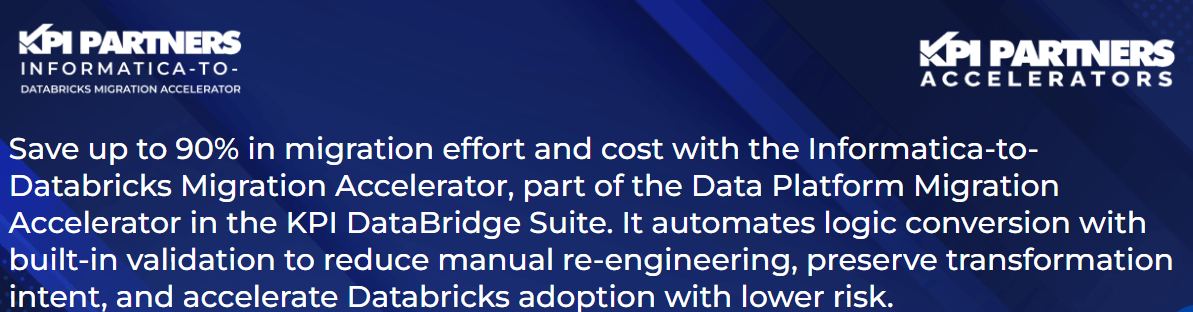 Informatica to Databricks Migration