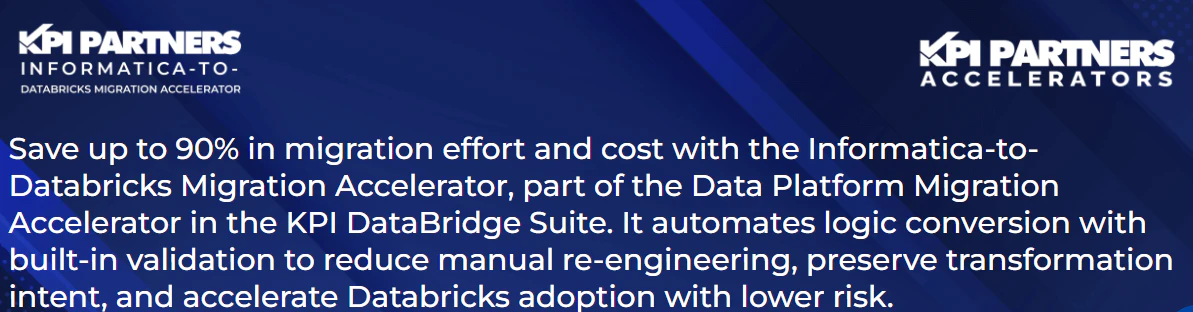 Informatica to Databricks Migration