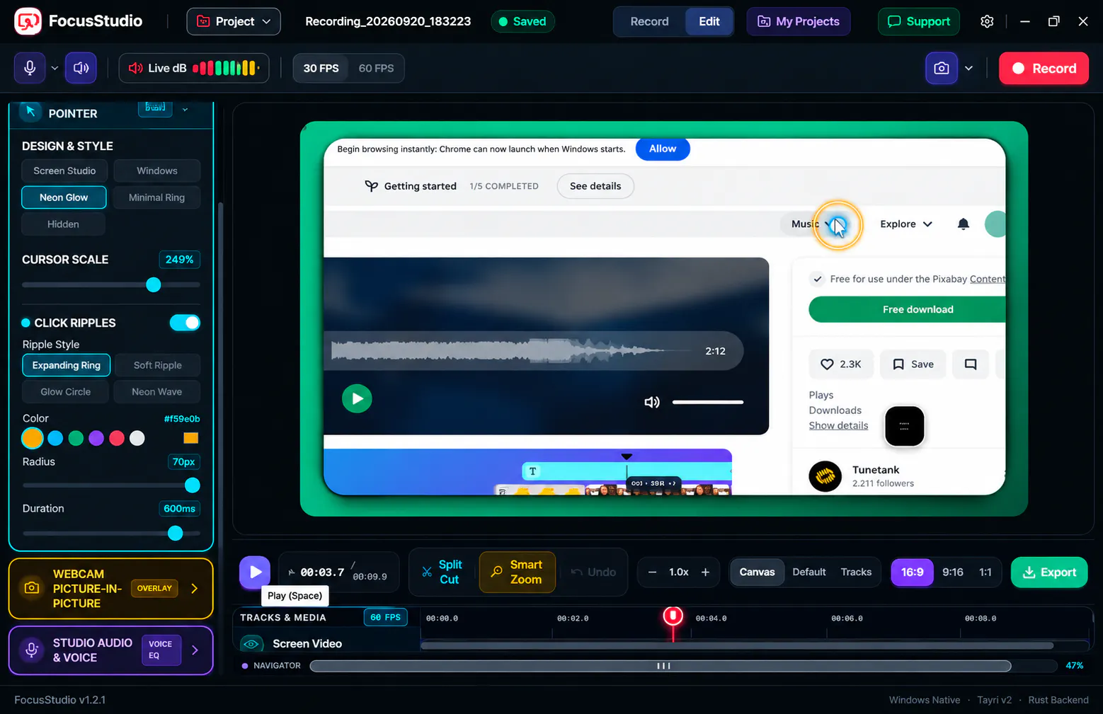 Focus Studio - Screen Recorder gallery image