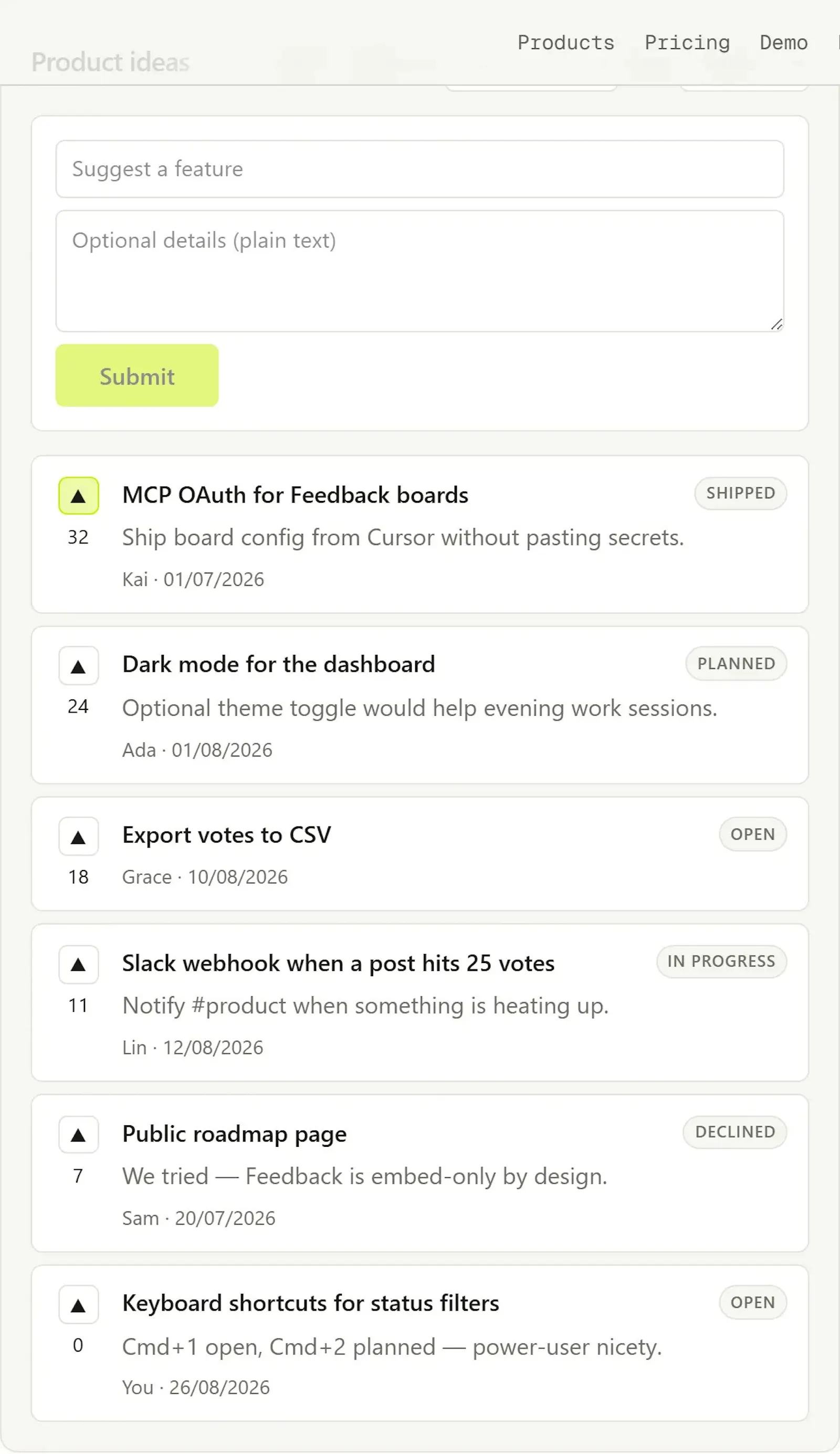 Bootstrapware Feedback screenshot 3