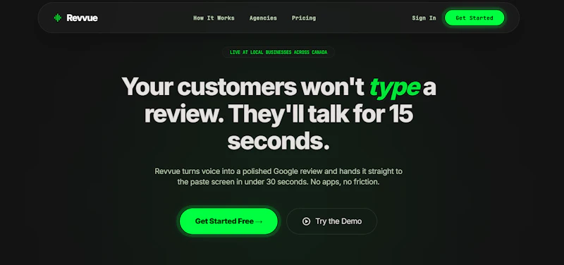 Revvue screenshot 1