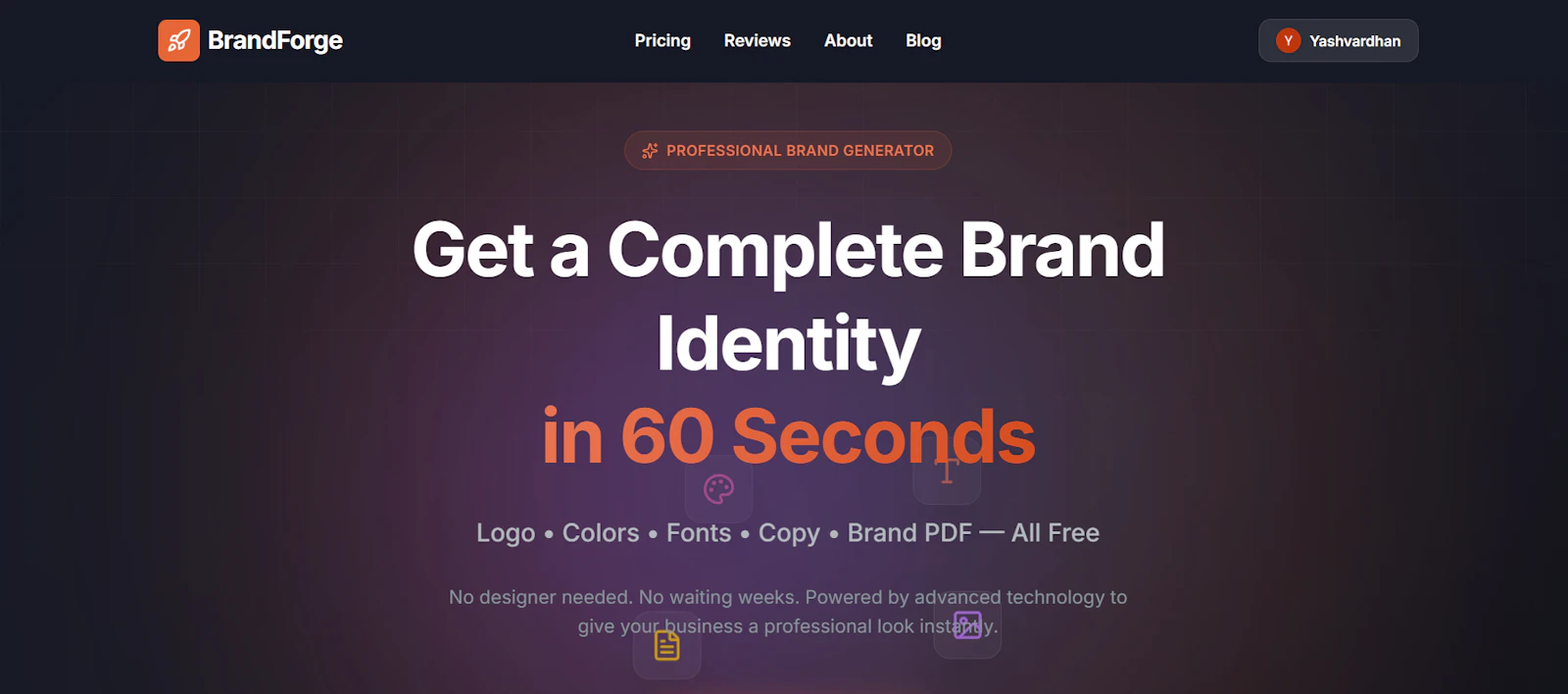 BrandForge V1 screenshot 1