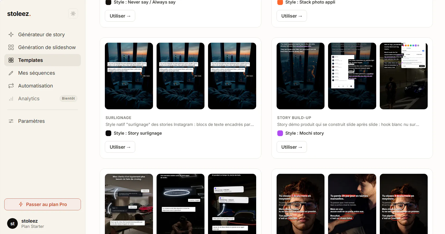 stoleez: AI stories and tiktok slideshow gallery image