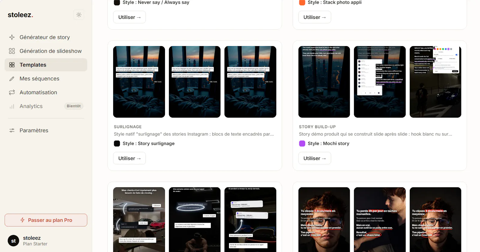 stoleez: AI stories and tiktok slideshow screenshot 3