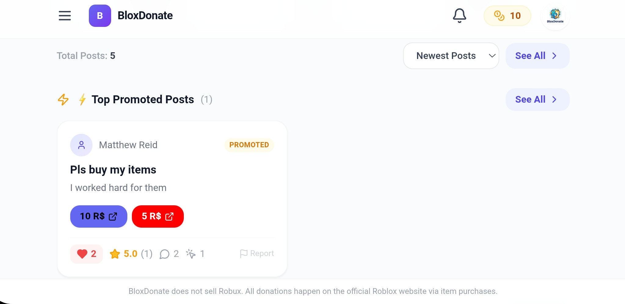 BloxDonate Official gallery image