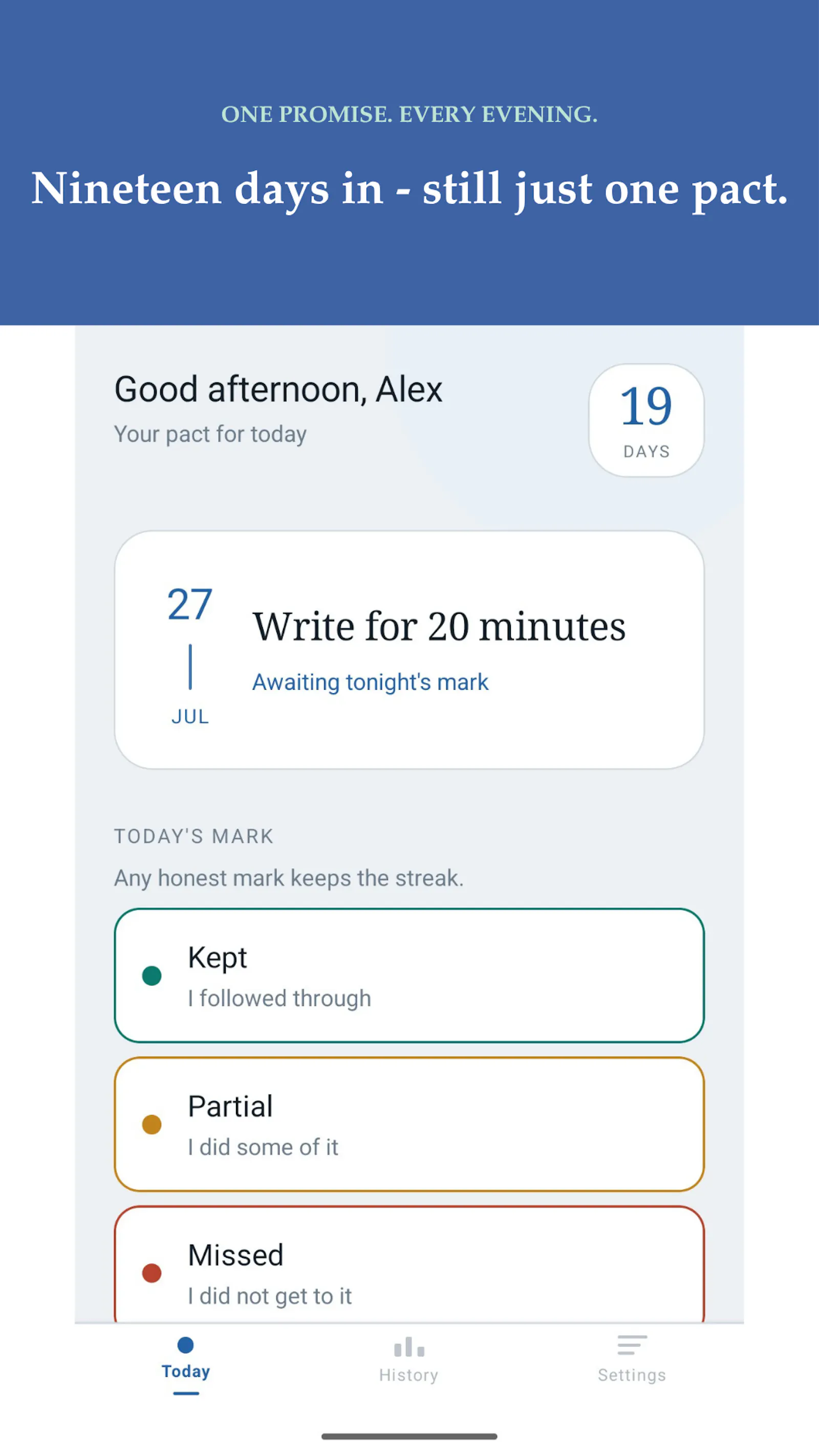 PactKeeper - One promise. Every day. screenshot 4