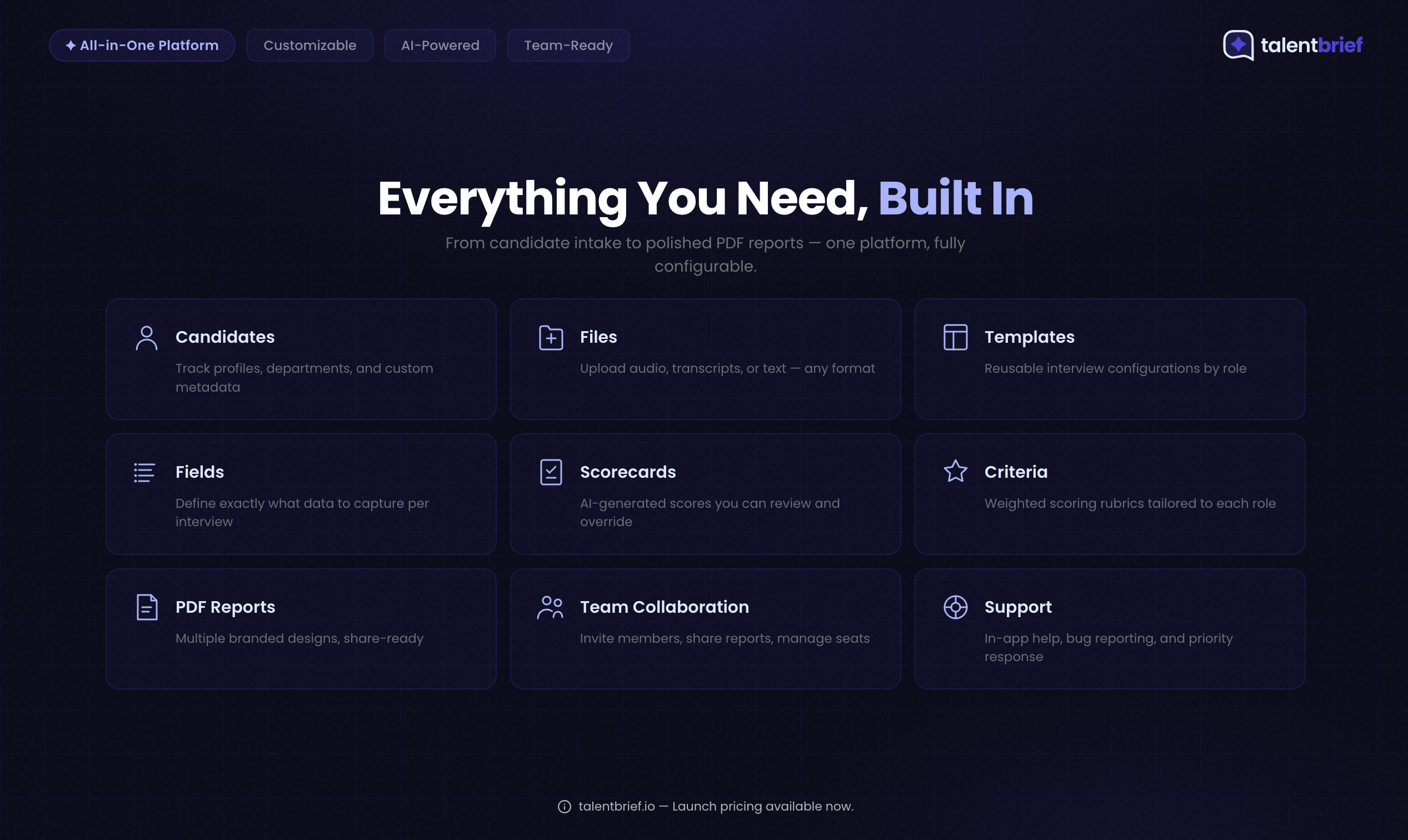 TalentBrief gallery image