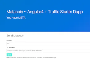 Angular4 + Truffle ~ Smart contracts on Ethereum blockchains gallery image