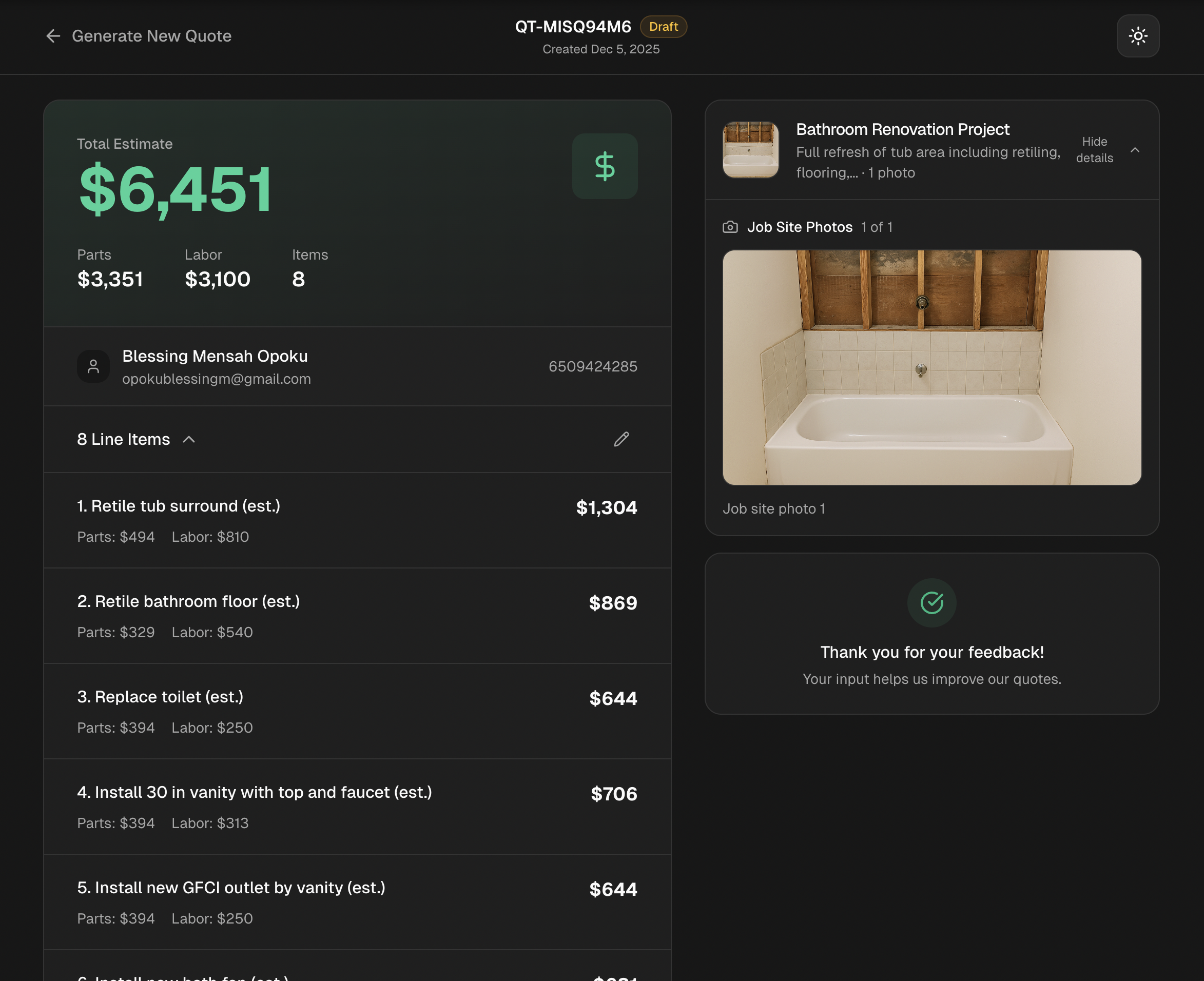 Quoter gallery image