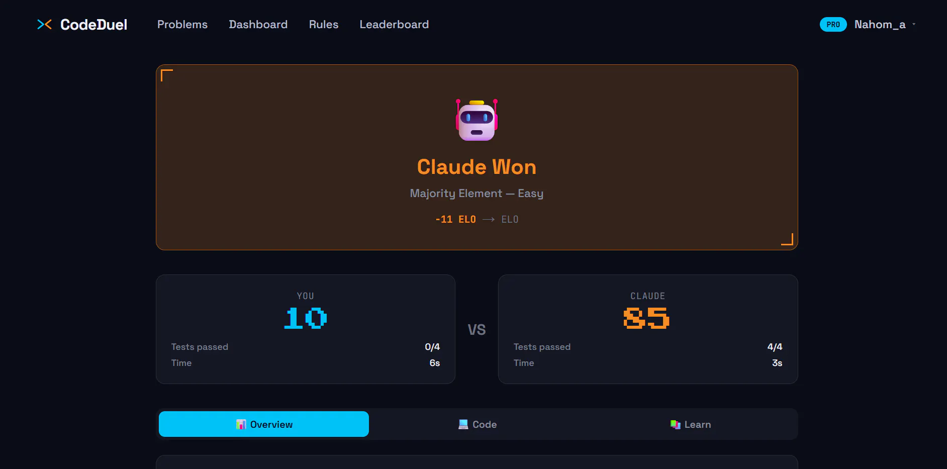 CodeDuel: Compete against AI  gallery image
