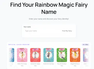 Rainbow Magic Fairy Name Finder gallery image