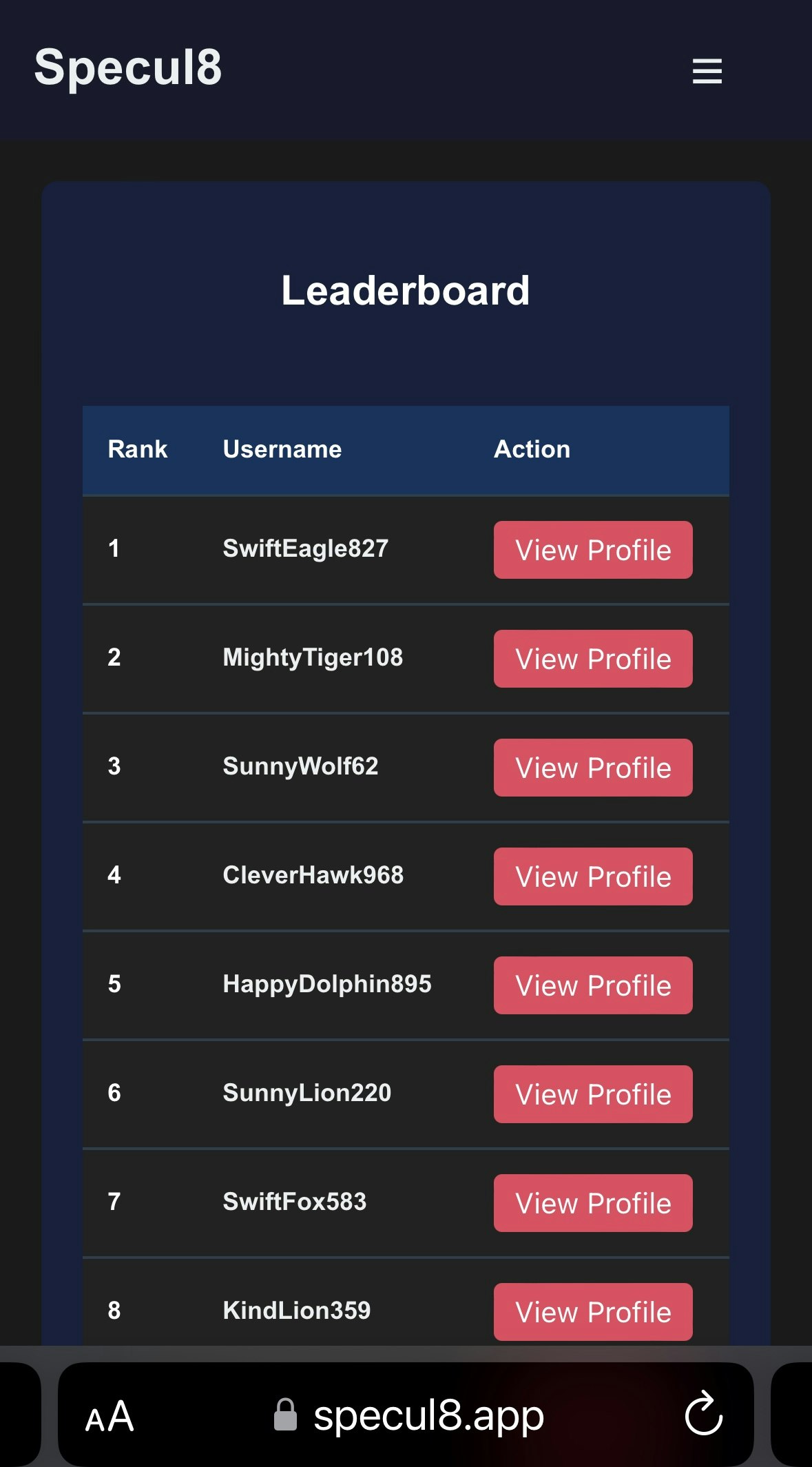 Specul8 gallery image