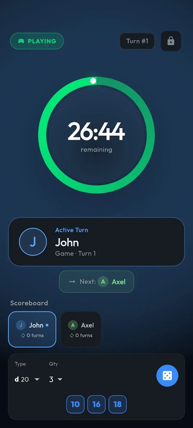 Game Turn Manager screenshot