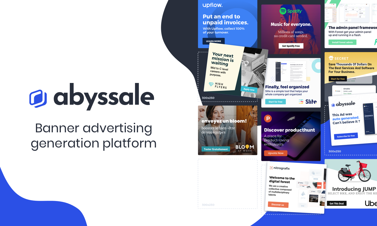 Abyssale Alpha Banner Ads Generation Platform For Marketers
