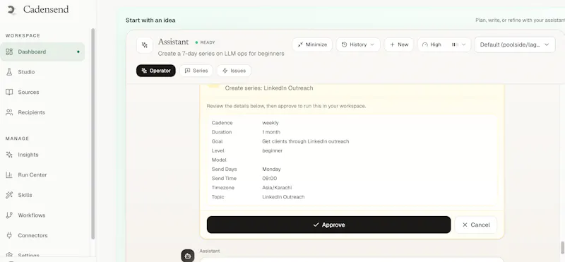 Cadensend screenshot 7