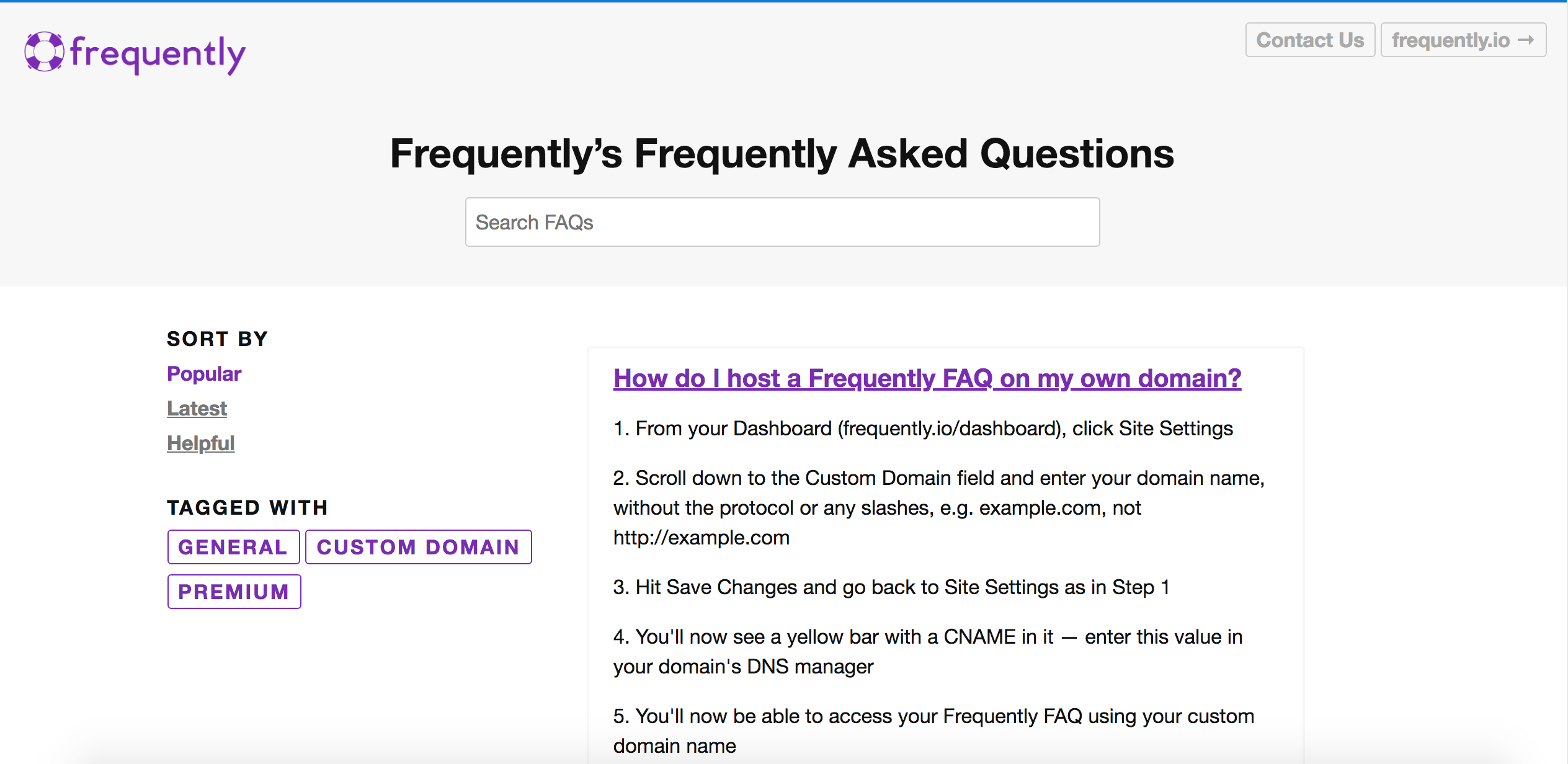 Frequently gallery image