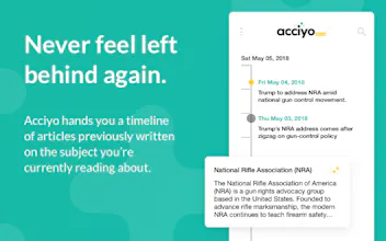 Acciyo News Timeline gallery image