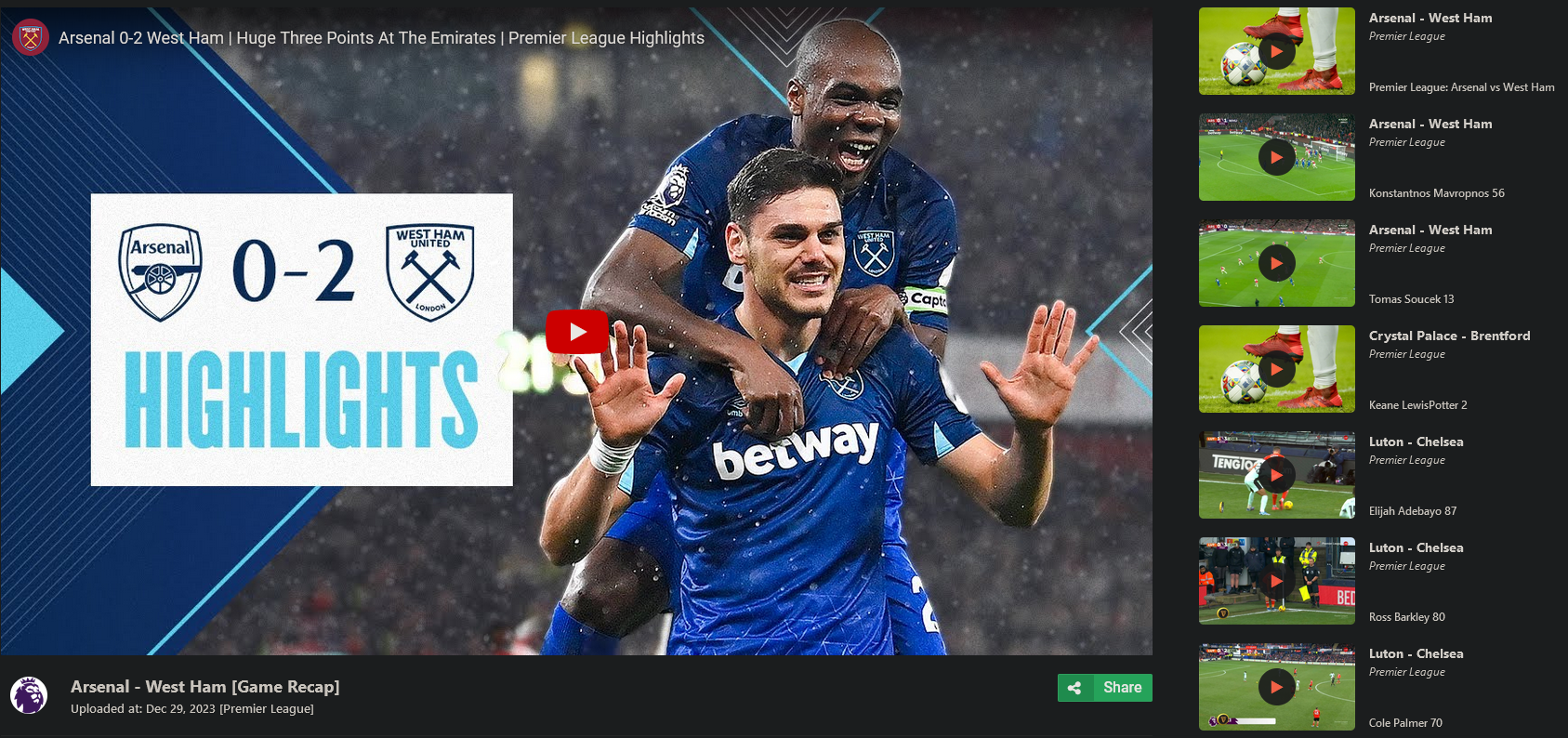 API de agregação de destaques esportivos media 4