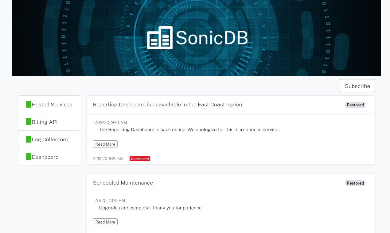 Lean20 Status gallery image