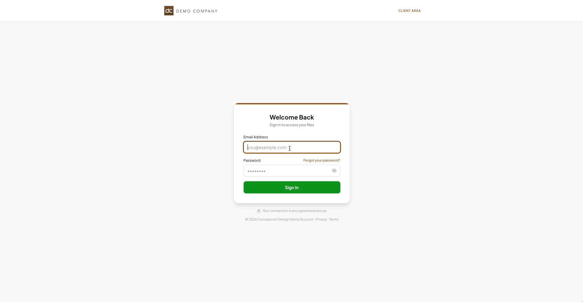 The Client Space gallery image