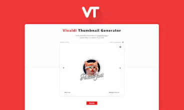 Vivaldi Thumbnail Generator gallery image