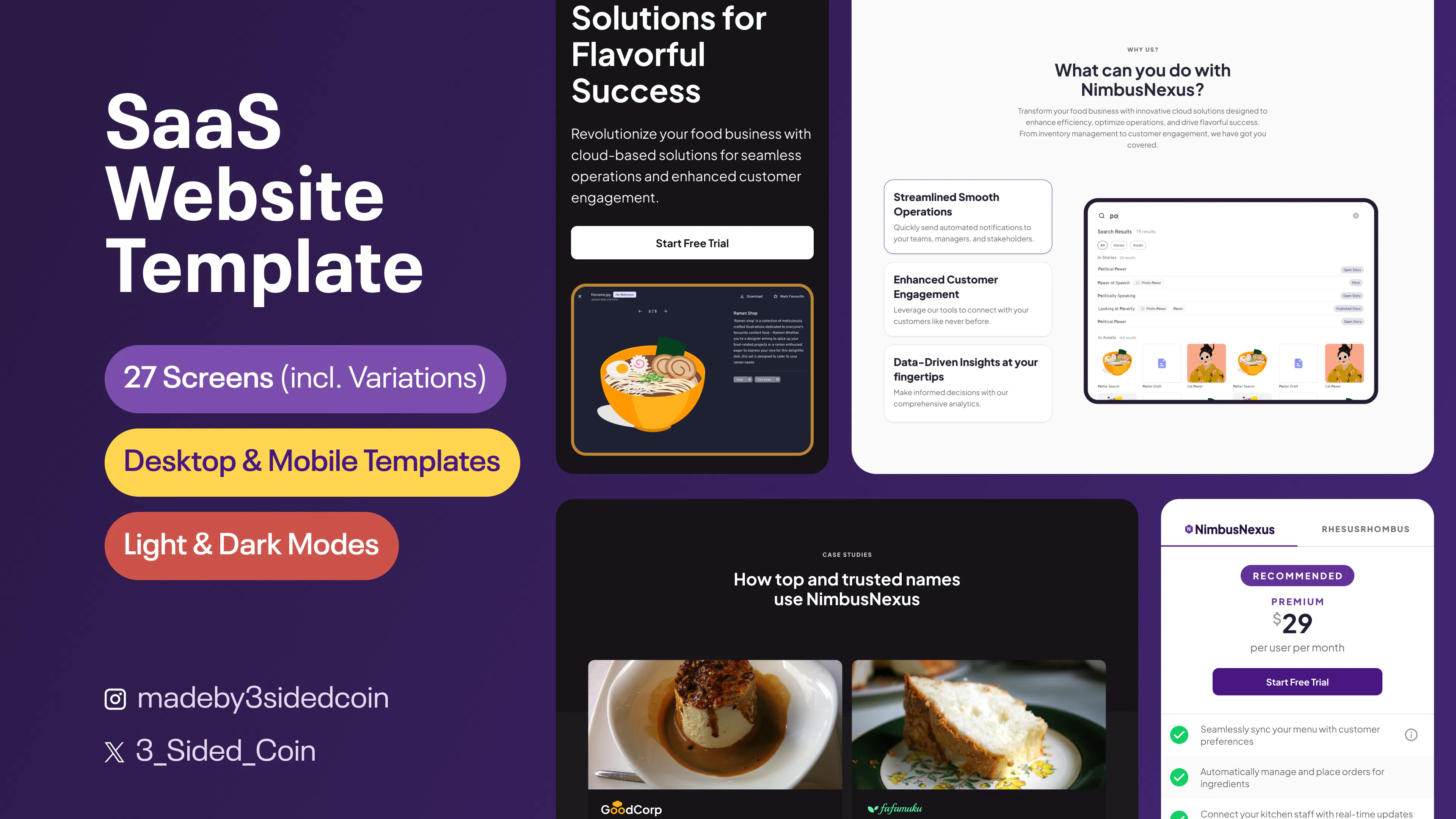 No-BS SaaS Figma Template PRO gallery image