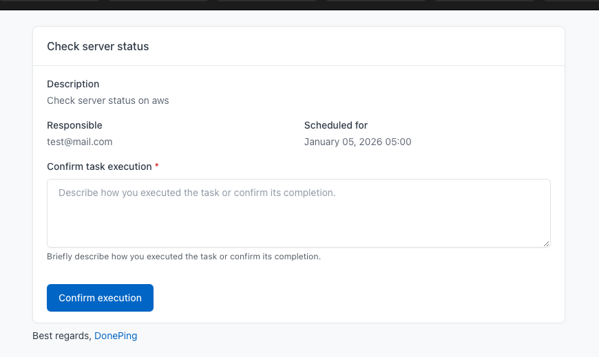 DonePig - Screenshot 4 showing product features and functionality