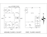 40x30 North Facing House Plan