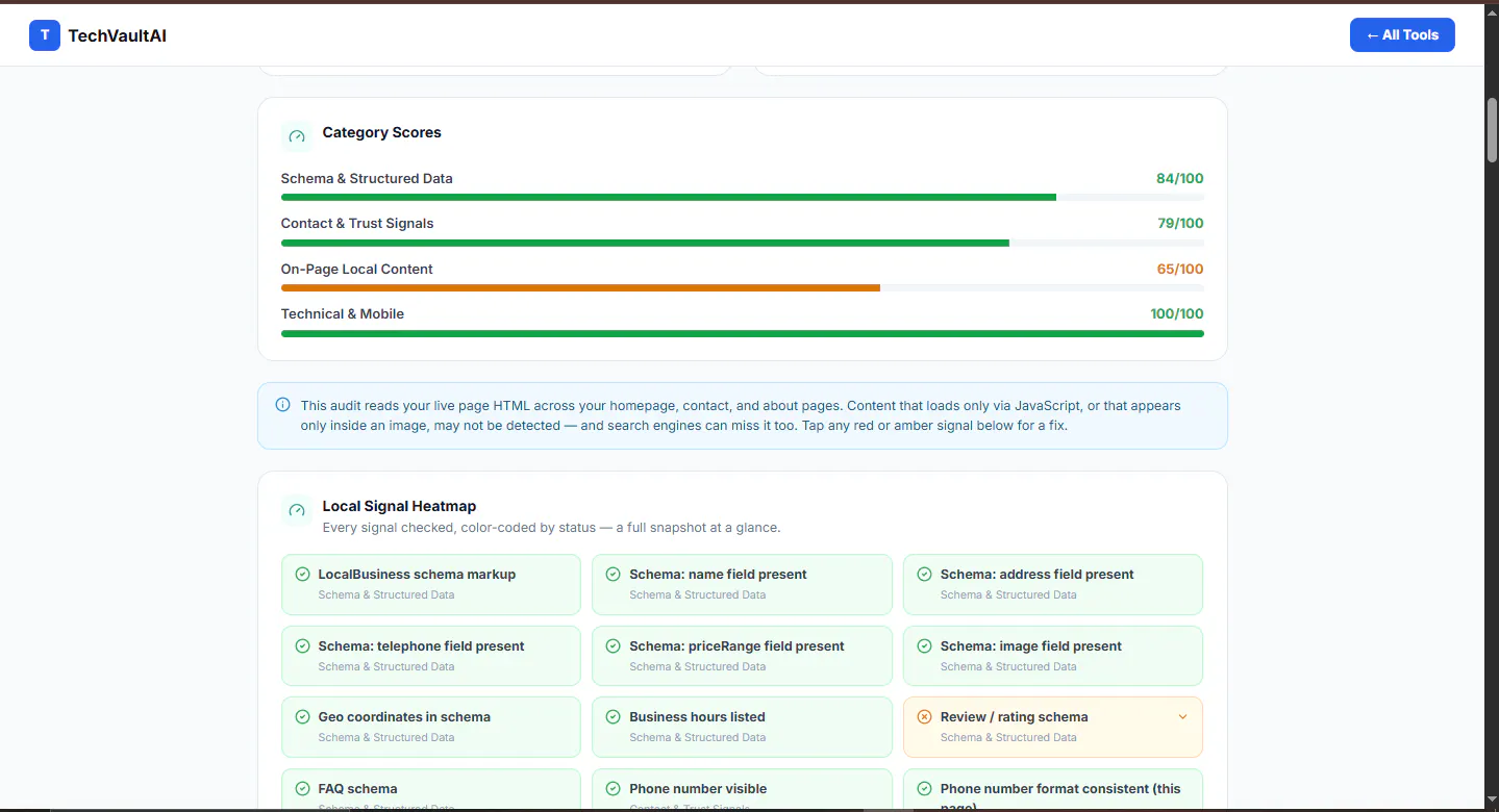 Free Local SEO Checker gallery image