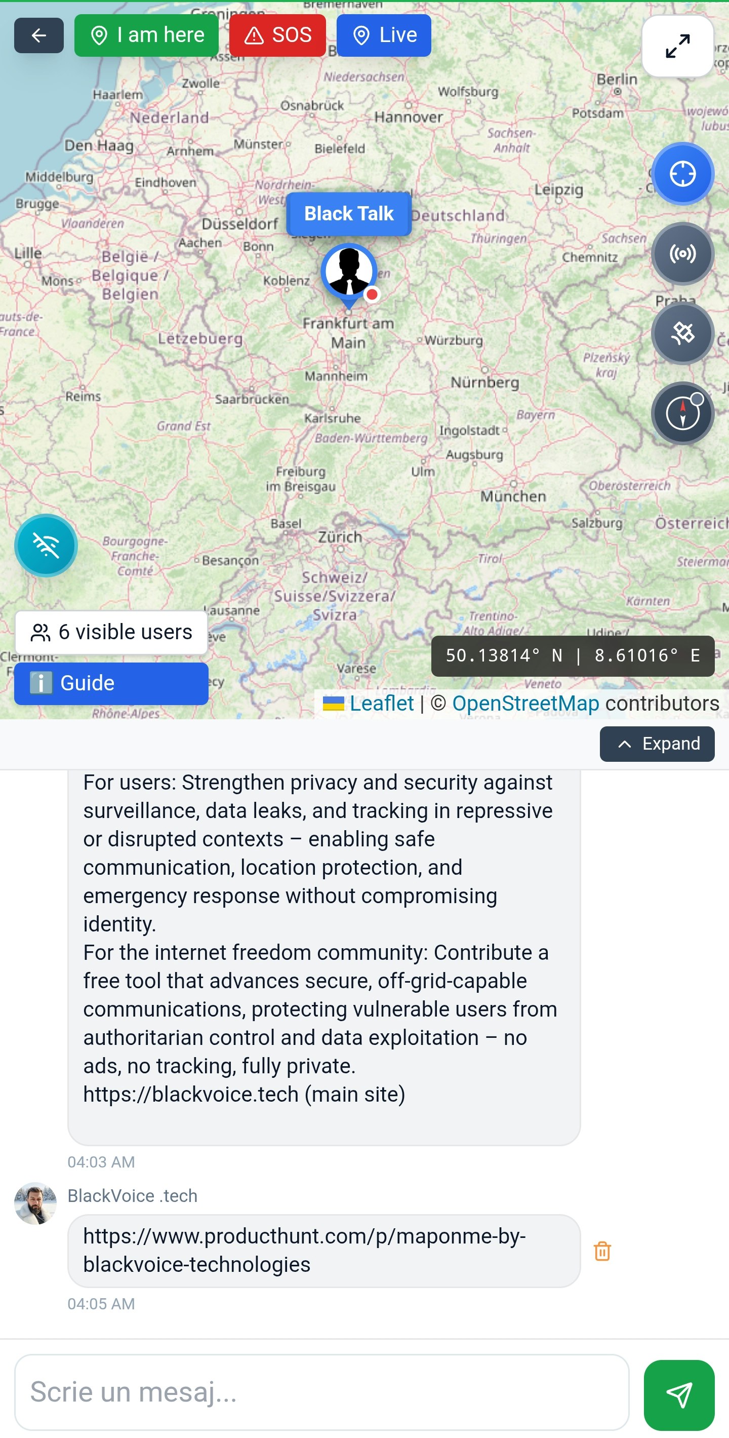 MAPonME by BLACKVOICE TECHNOLOGIES™ gallery image