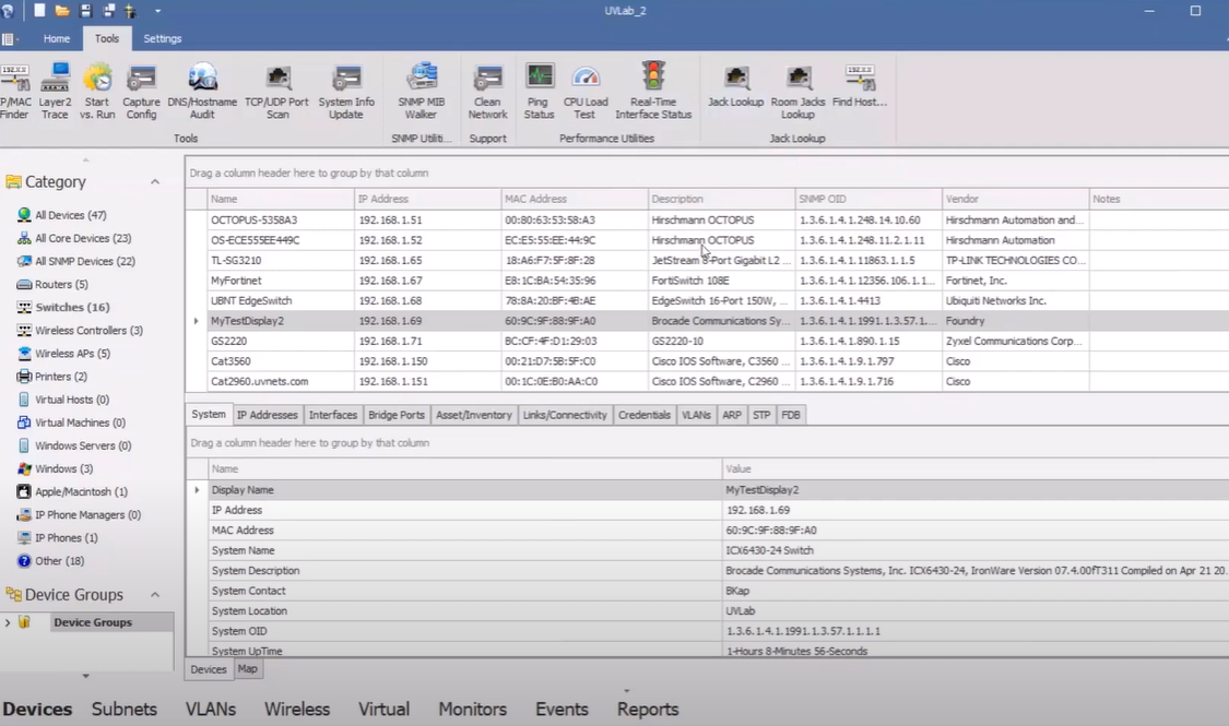 Média Uvexplorer - Mappage du réseau Lightning Fast Layer 2 29