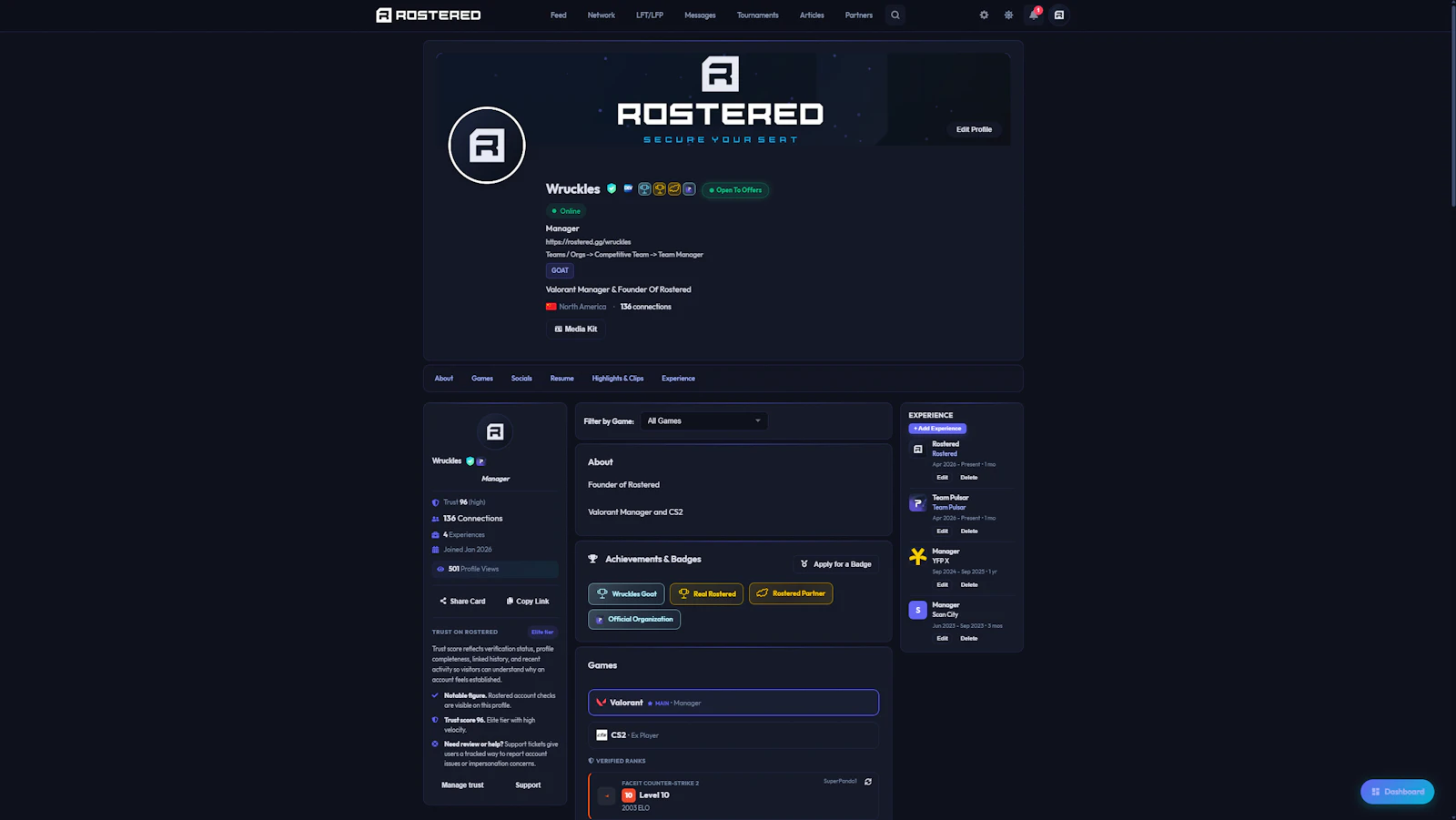 Rostered.gg screenshot 3