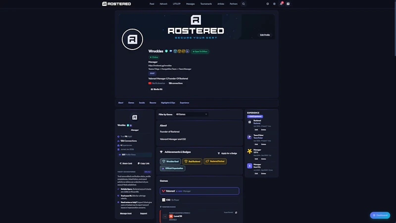 Rostered.gg screenshot 3