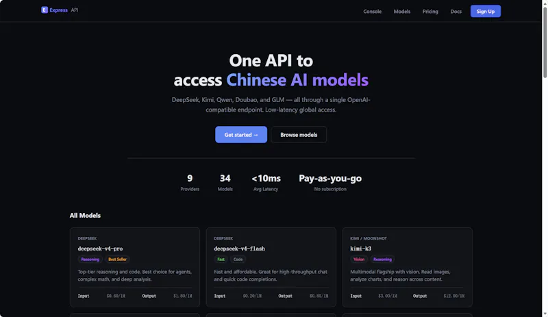 Express API screenshot 1
