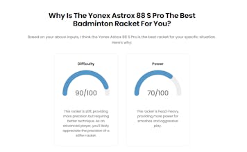 Badminton Racket Finder gallery image