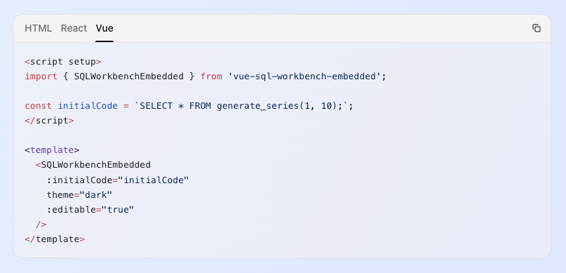 SQL Workbench Embedded - Screenshot 5 preview