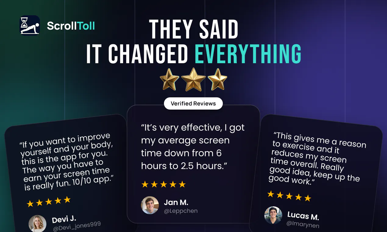 ScrollToll - Screen-Time Gym 截图 4