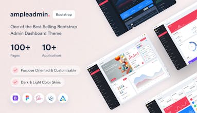 Ample Admin Lite Dashboard Template gallery image