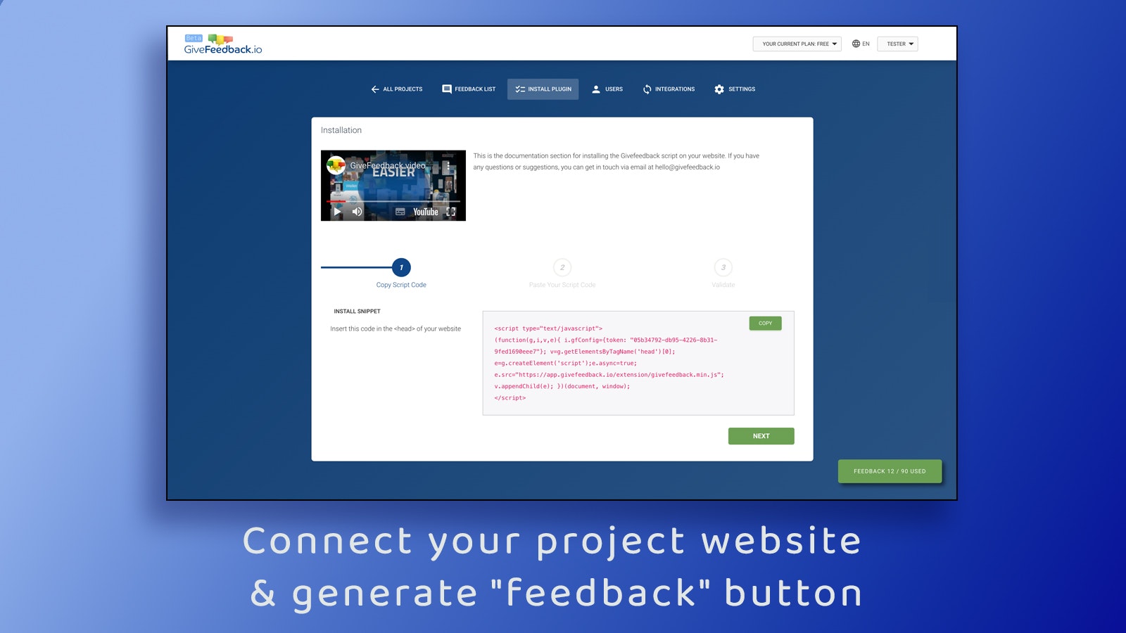GiveFeedback.io - Web Tasarımcısı'nın hata test aracı, test süresini% 50 azaltır medya 4