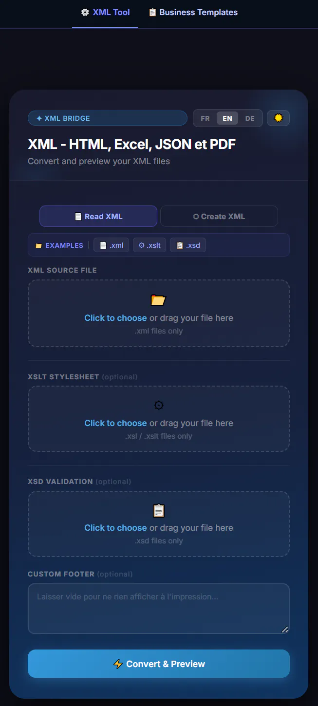 XMLBridge - SEPA gen & Nacha converter 项目横幅