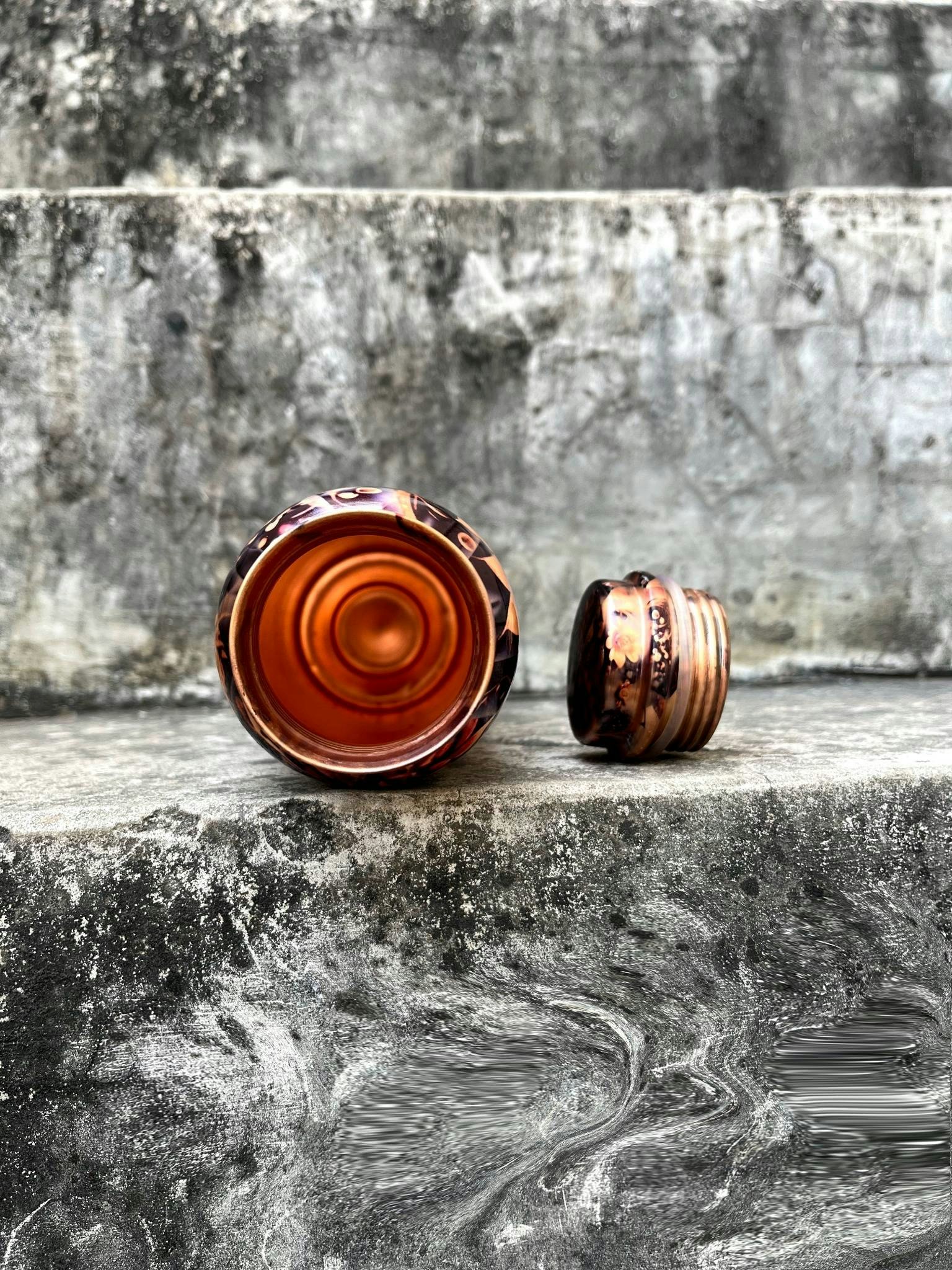 Prime Sauda – Floral Copper Water Bottle - Screenshot 3 showing product features and functionality