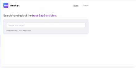 SaaS Weekly gallery image