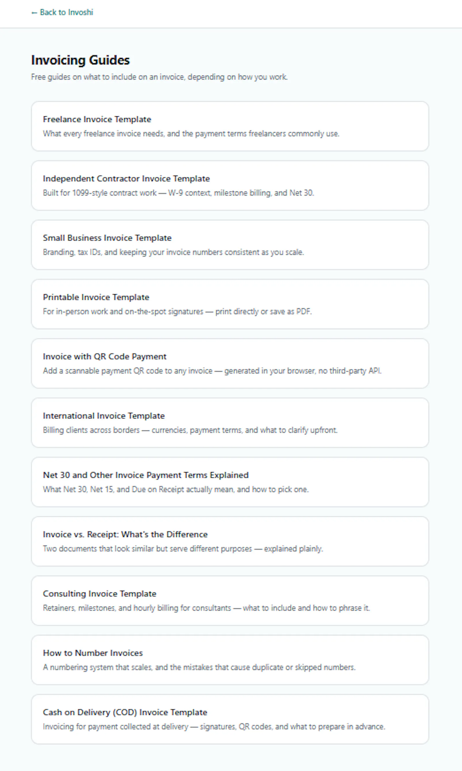 Invoshi screenshot 6
