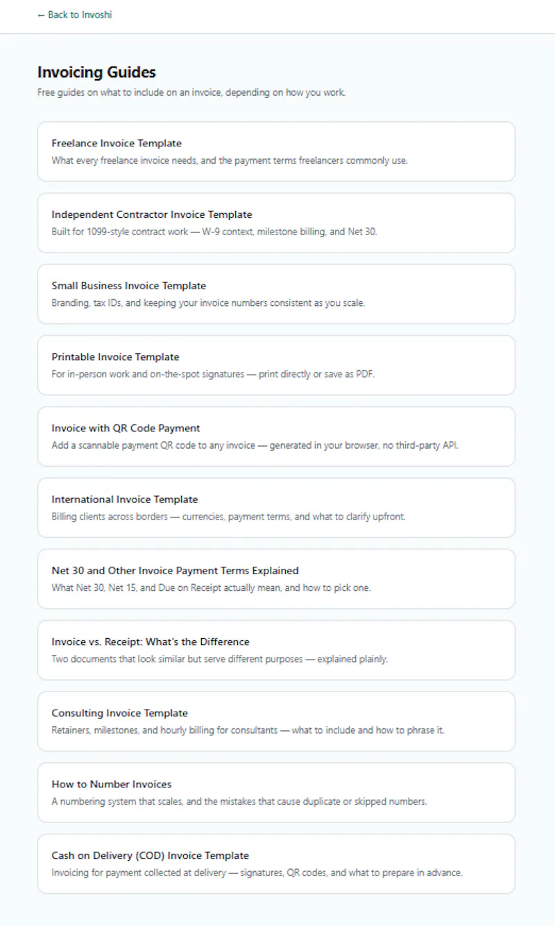 Invoshi screenshot 6