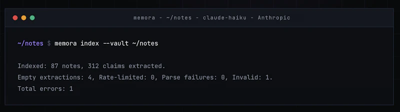 Memora screenshot 3
