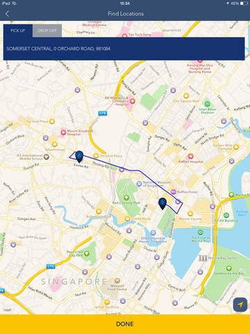 Comfort Delgro taxi booking app gallery image